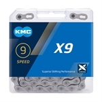 KMC X9 Grey Schaltungskette 114Gl.