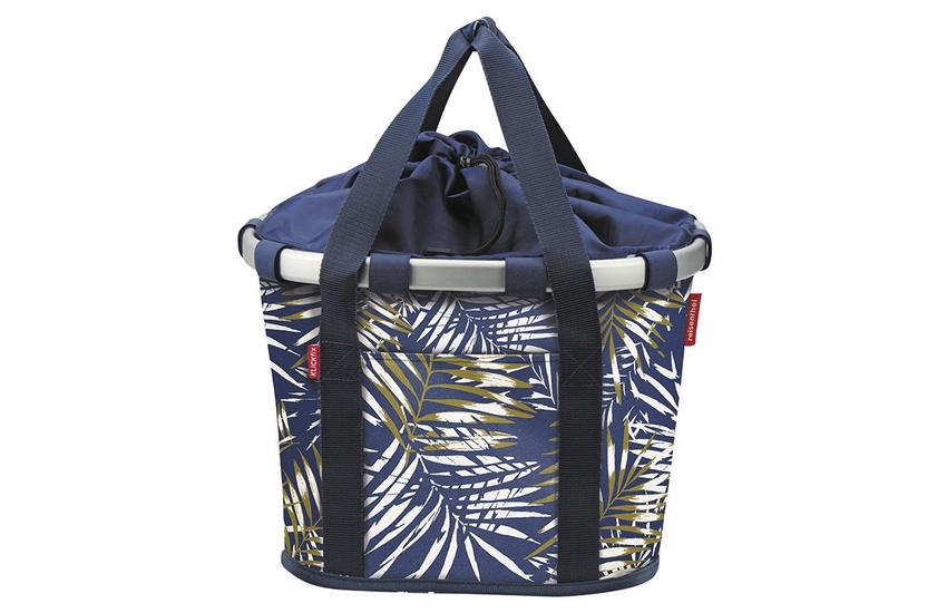 KLICKFix BIKEBASKET JUNGLE SPACE BLUE