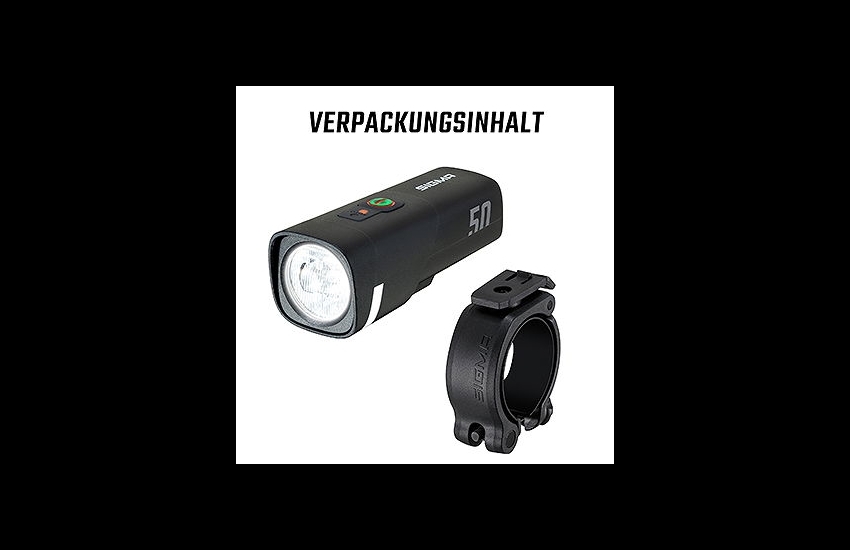 SIGMA LED Akkufrontleuchte AURA 50