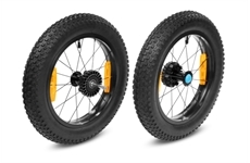 CUBE Fat Wheels hinten für Kinder Fahrradanhänger Doubl (-)