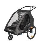 CUBE Kinder Fahrradanhänger Double PURE