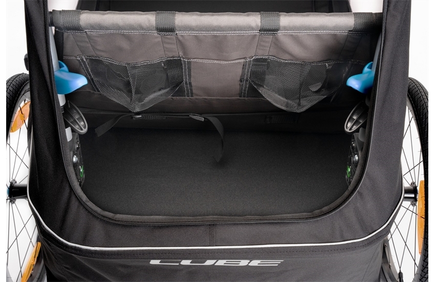 CUBE Kinder Fahrradanhänger Double PURE