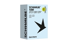 Schwalbe Fahrradschlauch AV Ventil Nr. 19  27,5"/28"/29" 40 (schwarz)