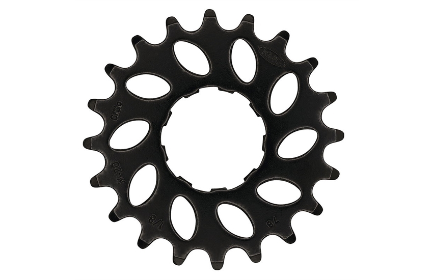 KMC Ritzel flach für Enviolo schwarz 1/2" x 1/8" 20