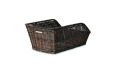 BASIL Hinterradkorb Cento, Rattan Look, engmaschig (braun)