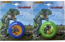 BIKE FASHION Kinder Fahrradklingel T-Rex World (-)