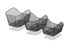 BASIL Hinterradkorb Icon S, engmaschig (schwarz)