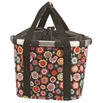 KLICKFix BIKEBASKET HAPPYFLOWERS