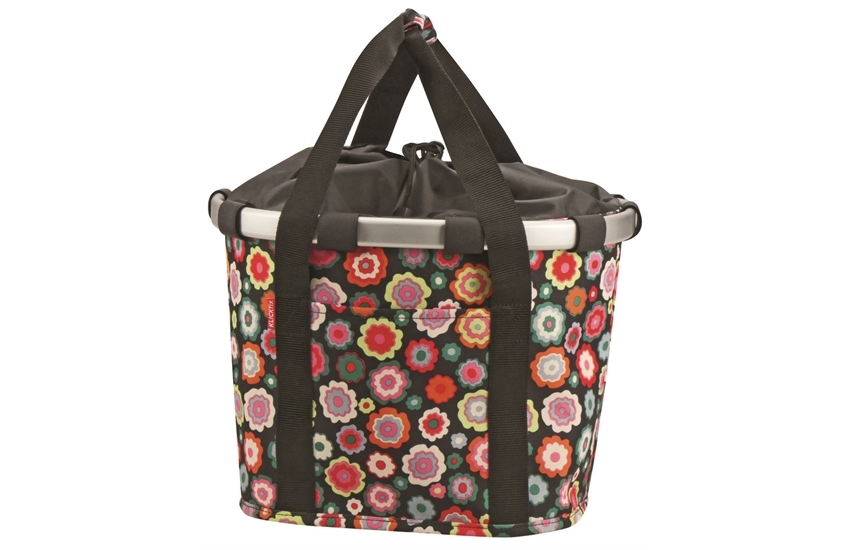 KLICKFix BIKEBASKET HAPPYFLOWERS