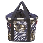 KLICKFix BIKEBASKET JUNGLE SPACE BLUE
