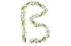 BASIL Blumengirlande - 130 cm (weiß)