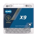 KMC X9 Grey Schaltungskette 114Gl.