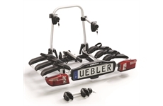 UEBLER Heckträger P32 S 90° abklappbar für 3 Fahrräder (Black/Aluminium)