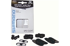 Shimano SM-SH51 SPD Pedalplatten mit Gegenplatte, Einfacha (schwarz)