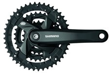 Shimano Kurbelgarnitur FCM371 9-fach 175mm (schwarz)