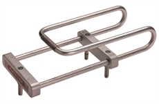 Pletscher Kindersitzadapter System für Kindersitze Römer Com (schwarz/metall-silber)