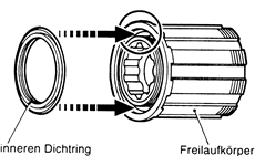 Shimano Freilaufkörper FH-M590 (-)