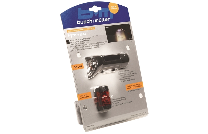 BUSCH UND MÜLLER Leuchtenset Fyre & Ixxi