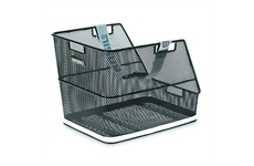 BASIL Hinterradkorb Class für Schultasche, engmaschig (schwarz)