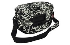 KLICKFix FUNBAG FLEUR SCHWARZ (schwarz/weiß)