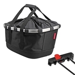 KLICKFix BIKEBASKET GT FÜR RACKTIMESCHWARZ