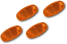 Cube RFR Speichenreflektor Set CMPT (orange)