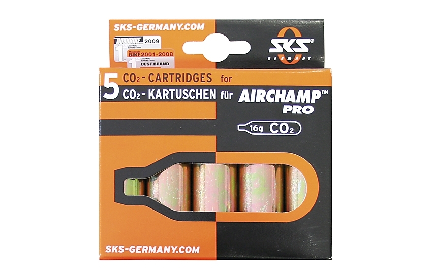 SKS CO2 Ersatzkartuschen Set für Airchamp ohne Gewinde